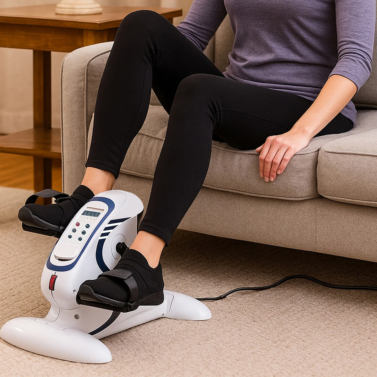 Compact Motorized Smart Exercise Bike - Image 6