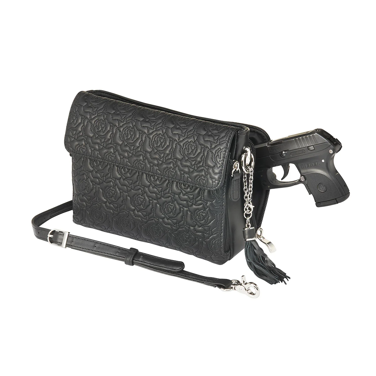 Concealed Carry Embroidered Clutch Crossbody - Image 4