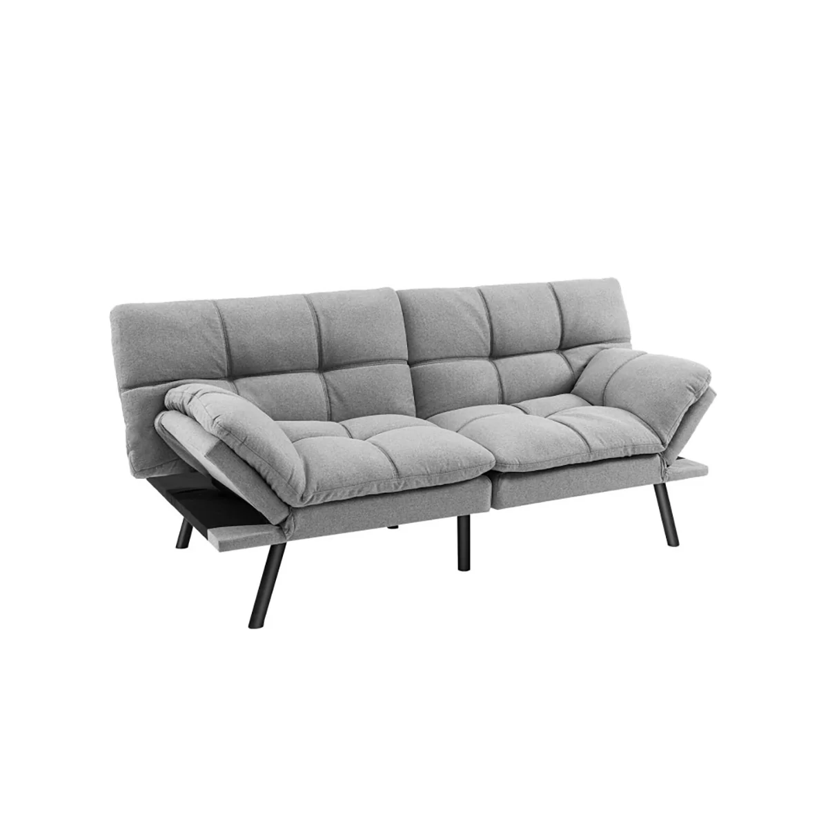 Convertible Memory Foam Futon Sofa Bed - Image 23