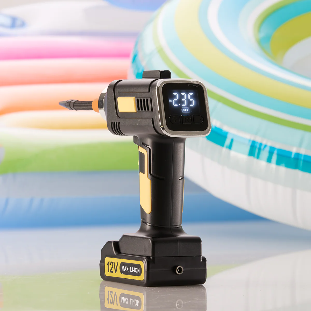 Cordless Auto Stop Tire Inflator by Sharper Image - Image 9