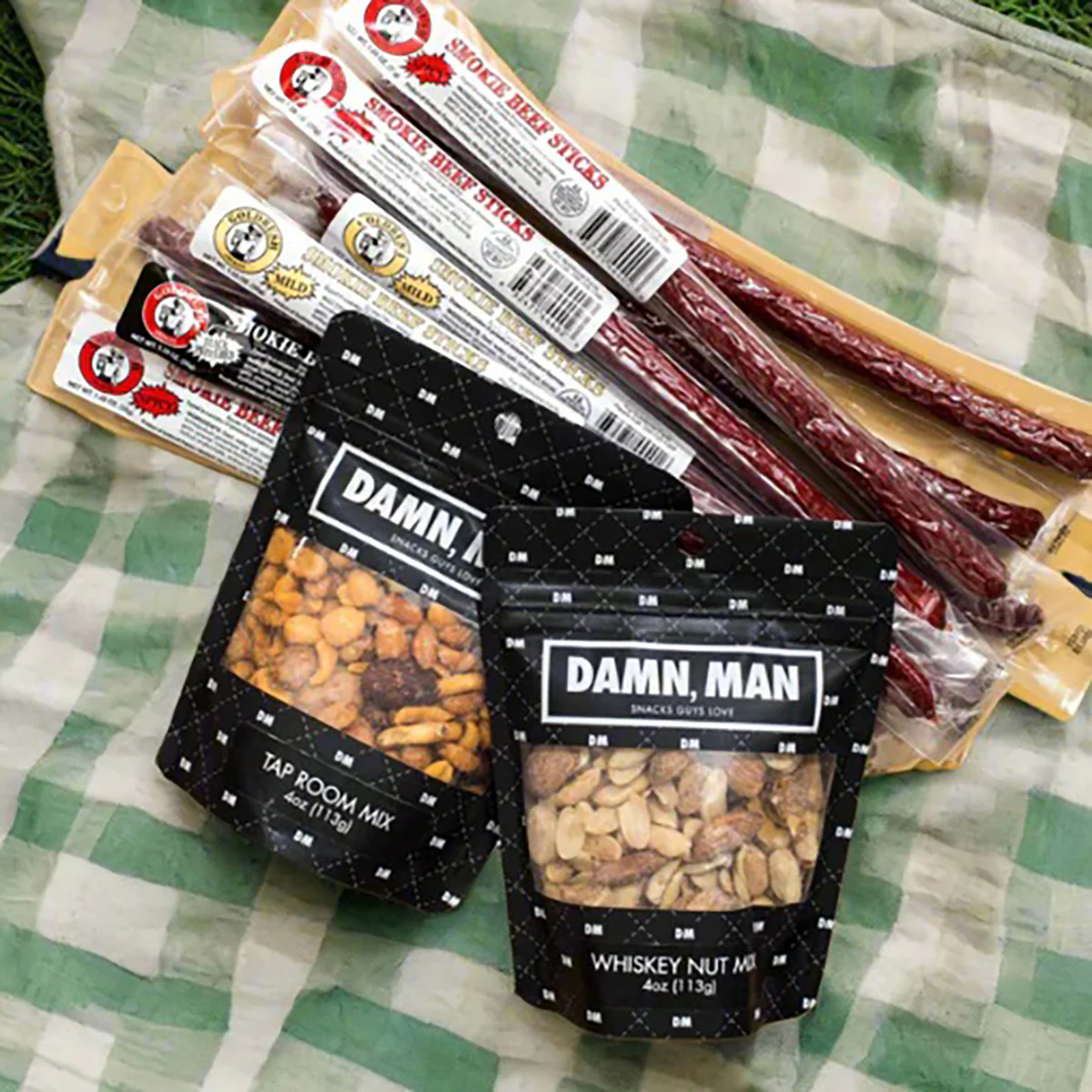Damn, Man Gourmet Beef Sticks and Nuts Box - Image 5