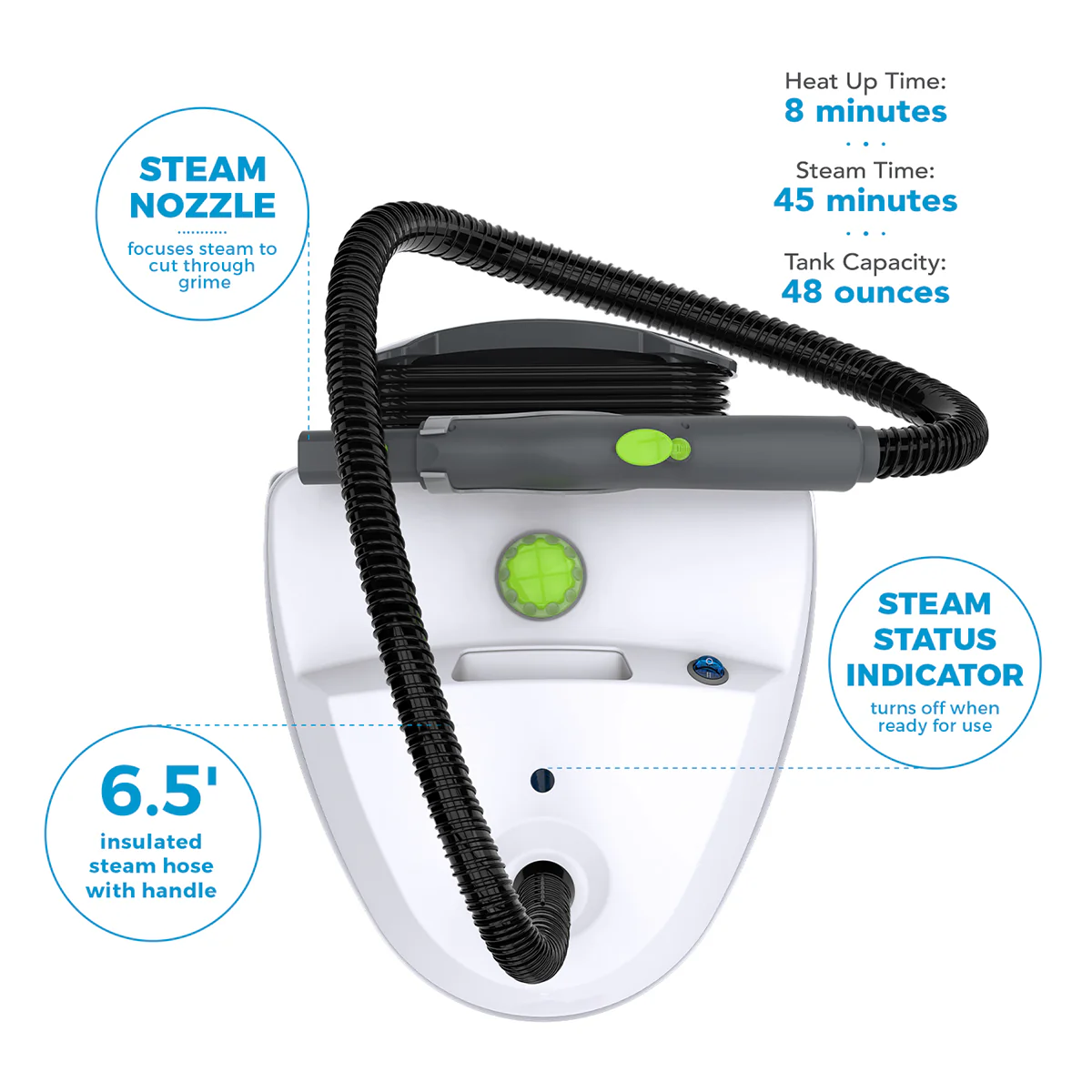 Deluxe Canister Steam Cleaner - Image 10