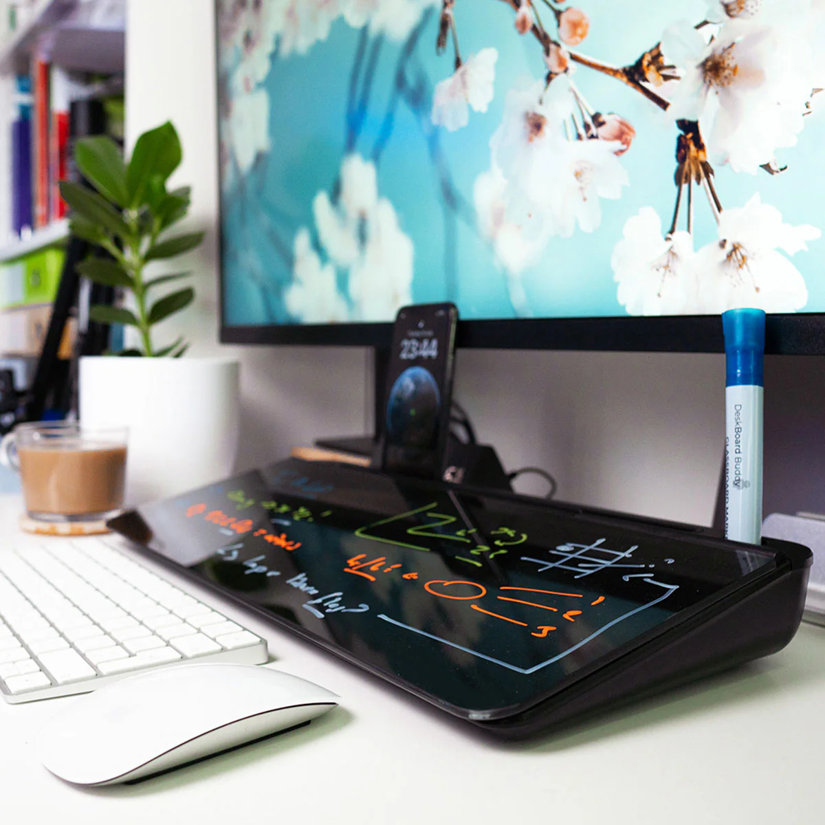 Desktop Glass Whiteboard and Organizer - Image 8