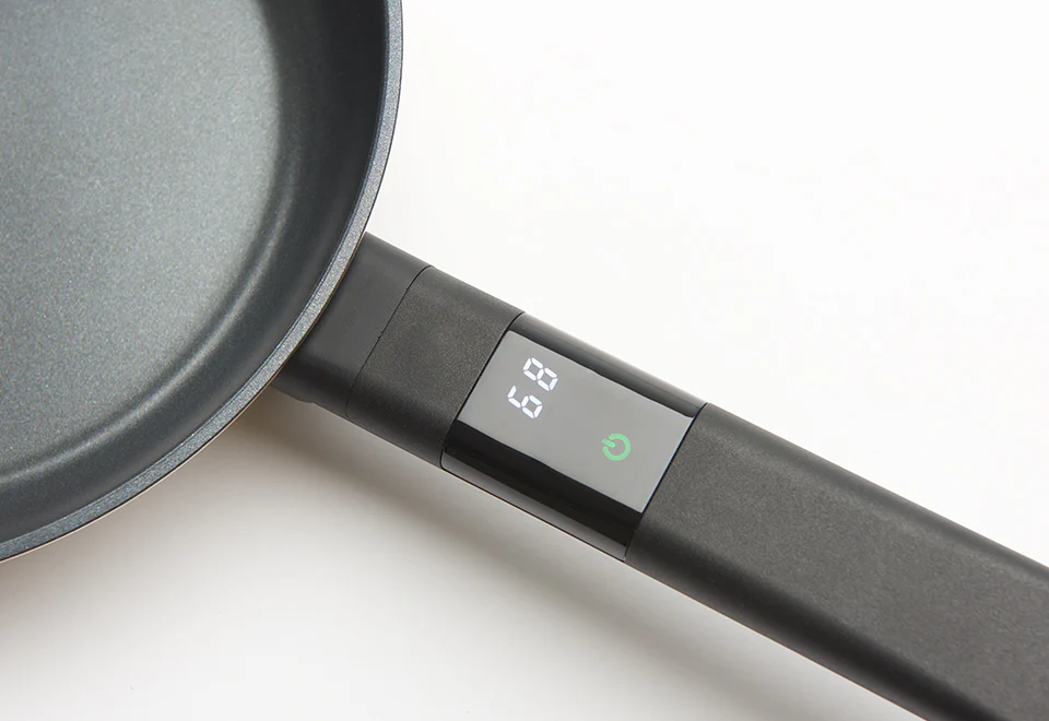 Digital Temperature Display Fry Pan - Image 2