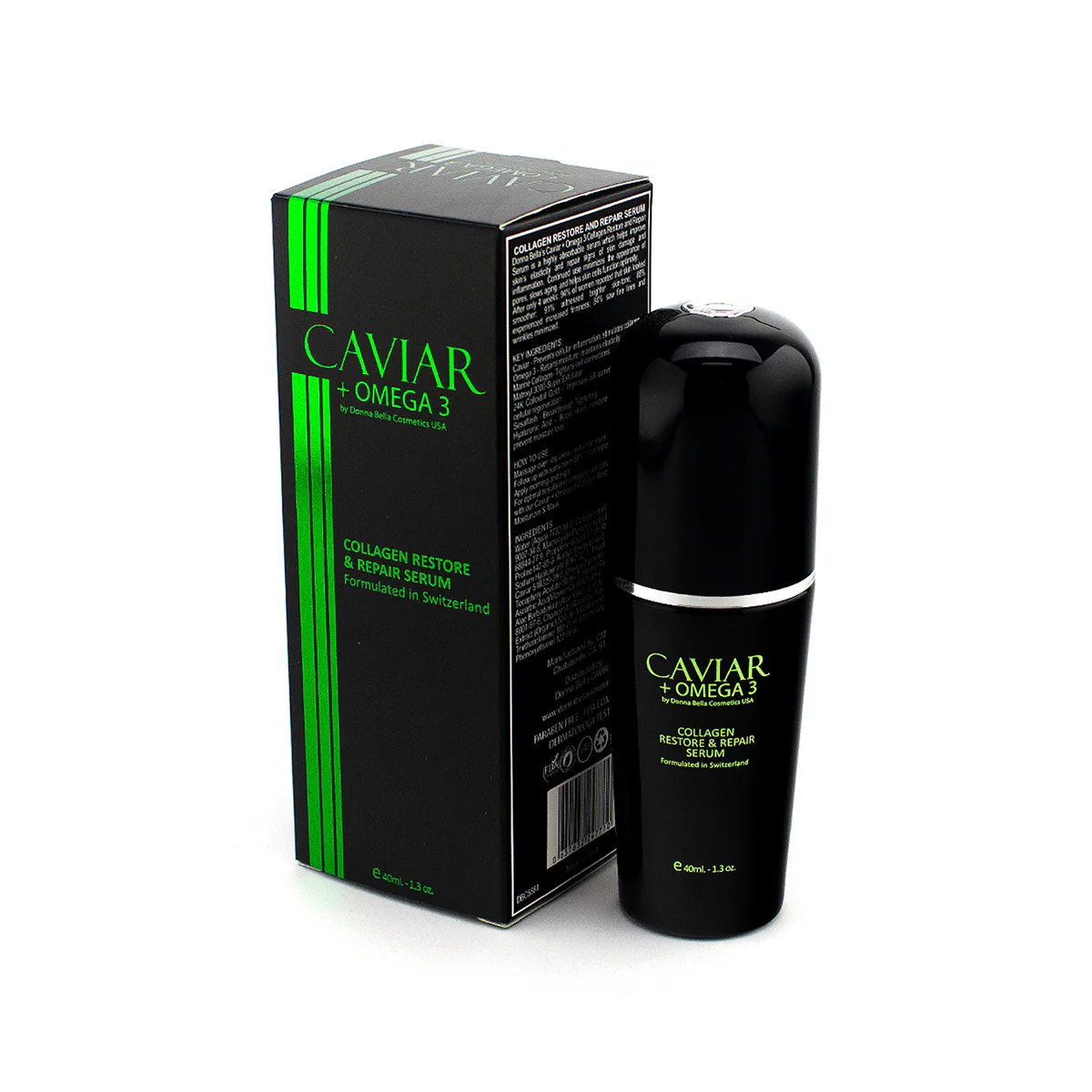 Donna Bella’s Caviar + Omega 3 Collagen Restore and Repair Serum - Image 2