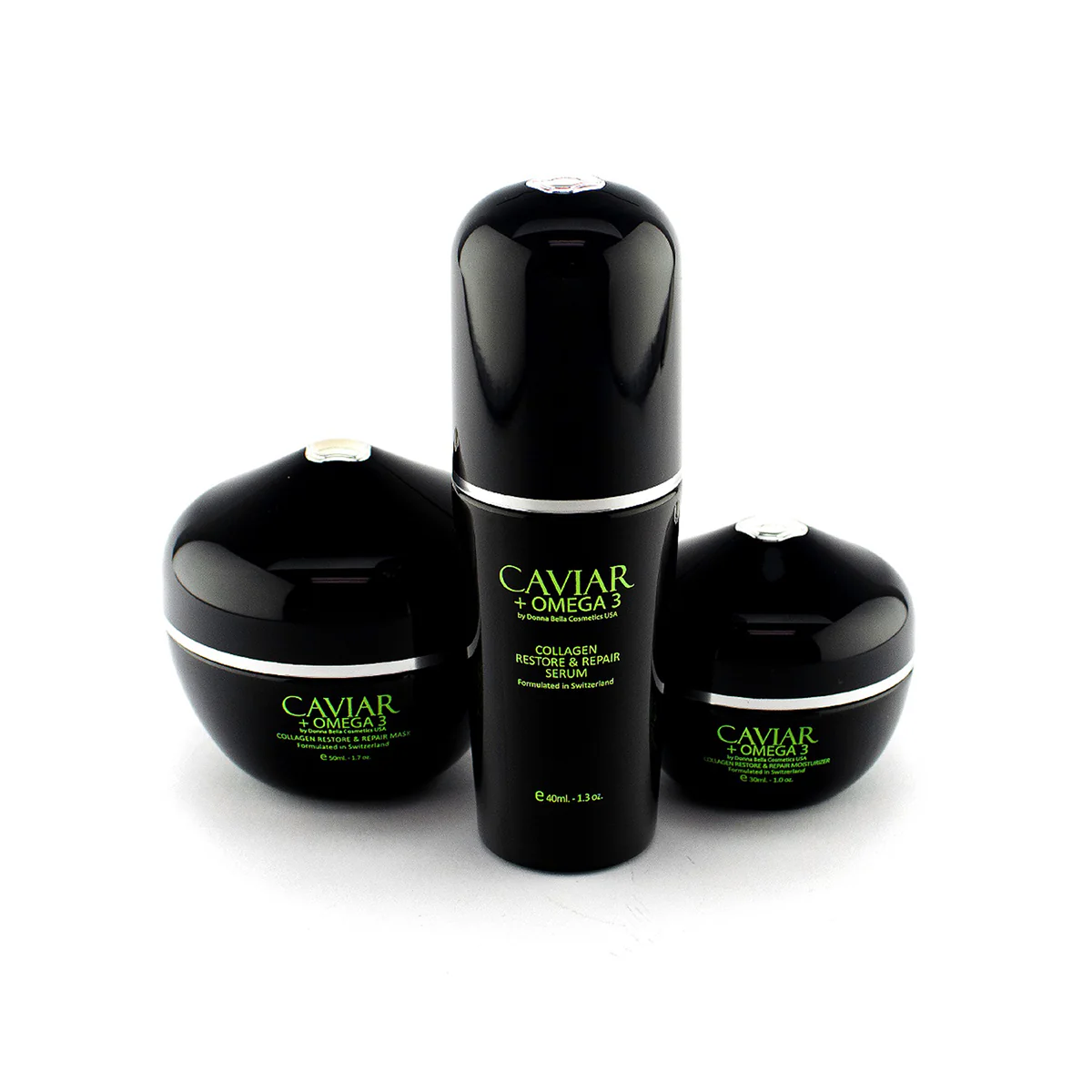 Donna Bella’s Caviar + Omega 3 Collagen Restore and Repair Set