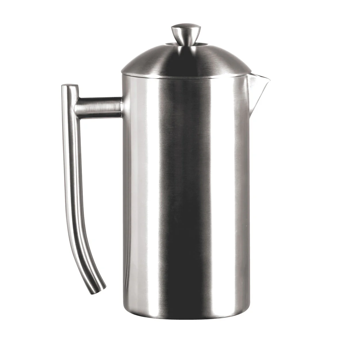 Double Walled Brushed Stainless Steel French Press - Image 2