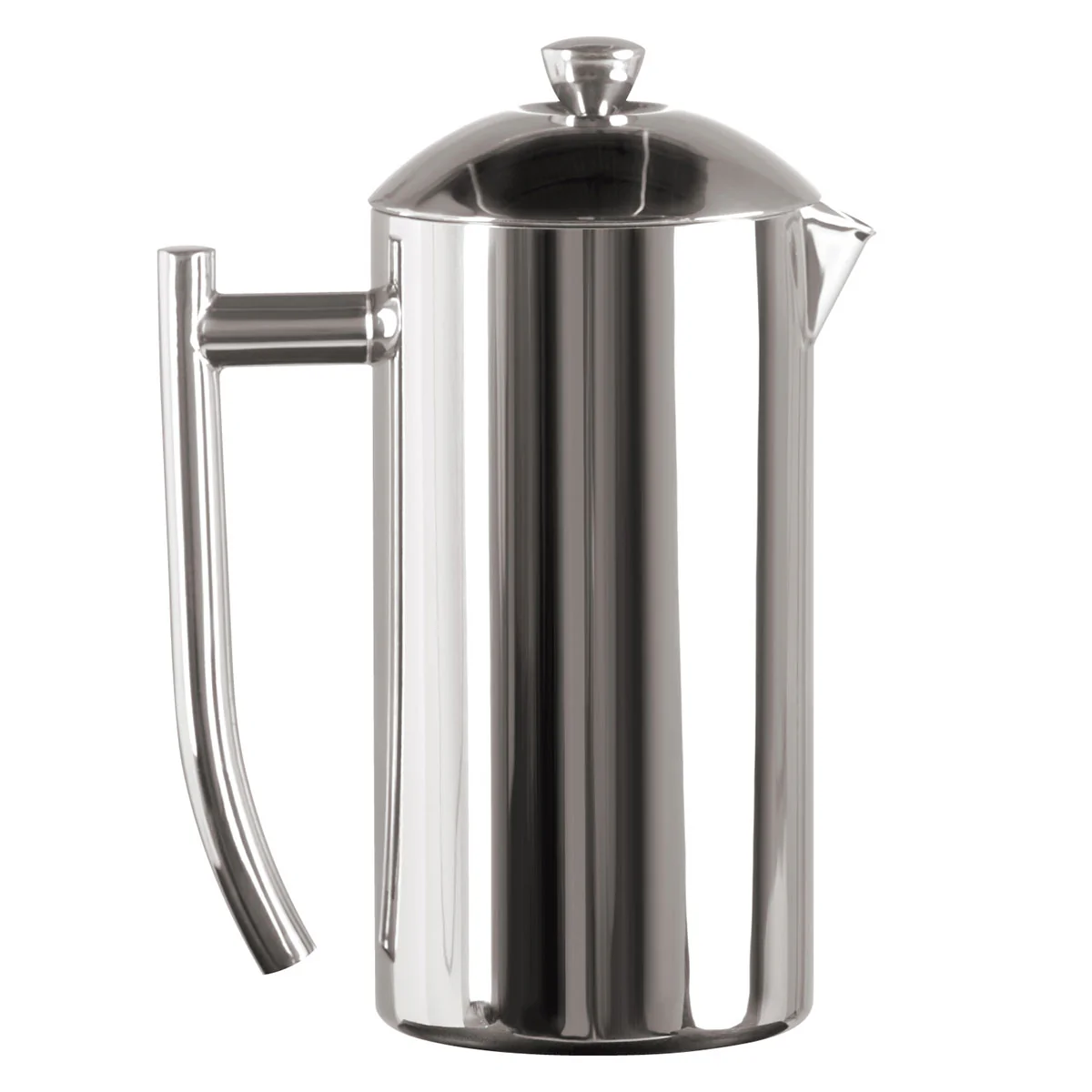 Double Walled Polished Stainless Steel French Press - Image 2