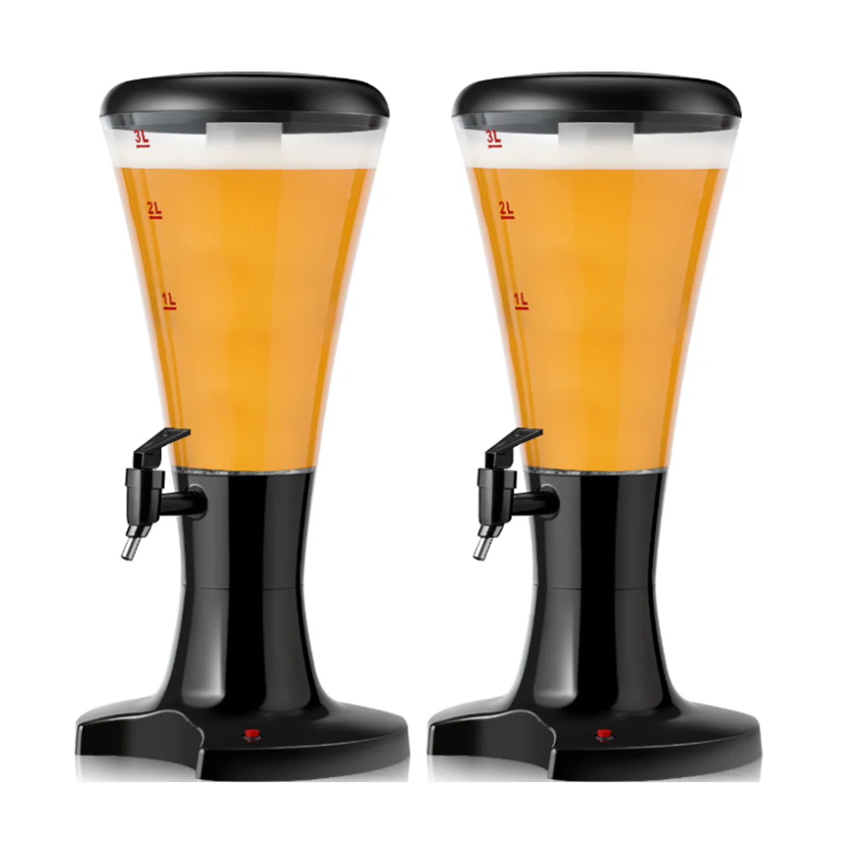 Draft Beer Tower Dispenser with LED Lights (Set of 2) - Image 8