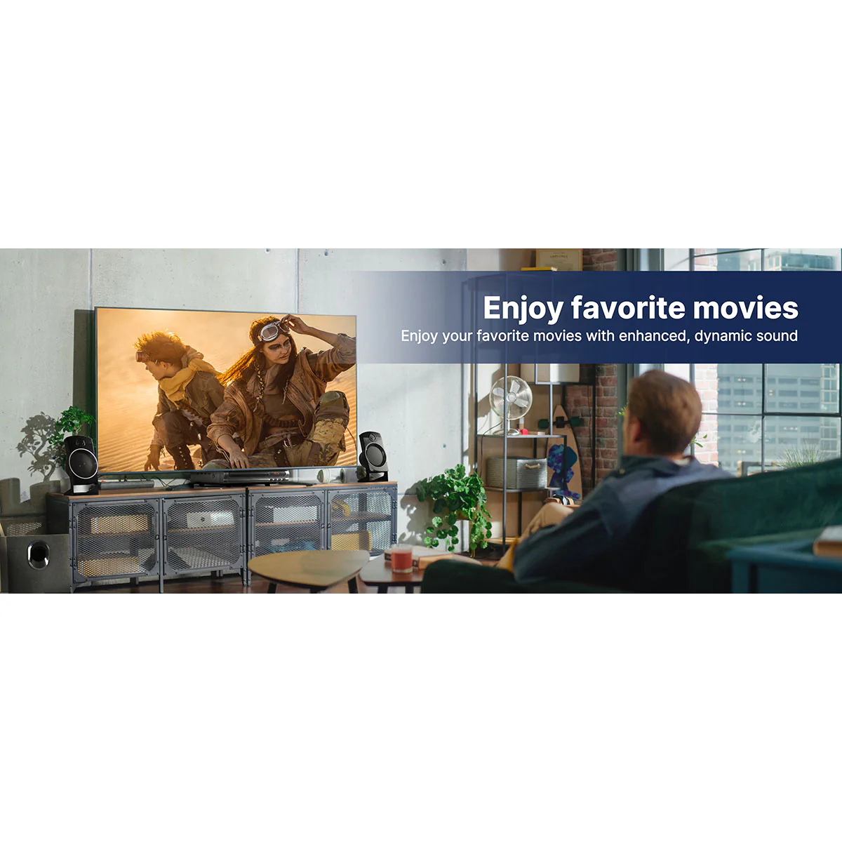 DVD Player with Home Theater Surround Sound System - Image 5