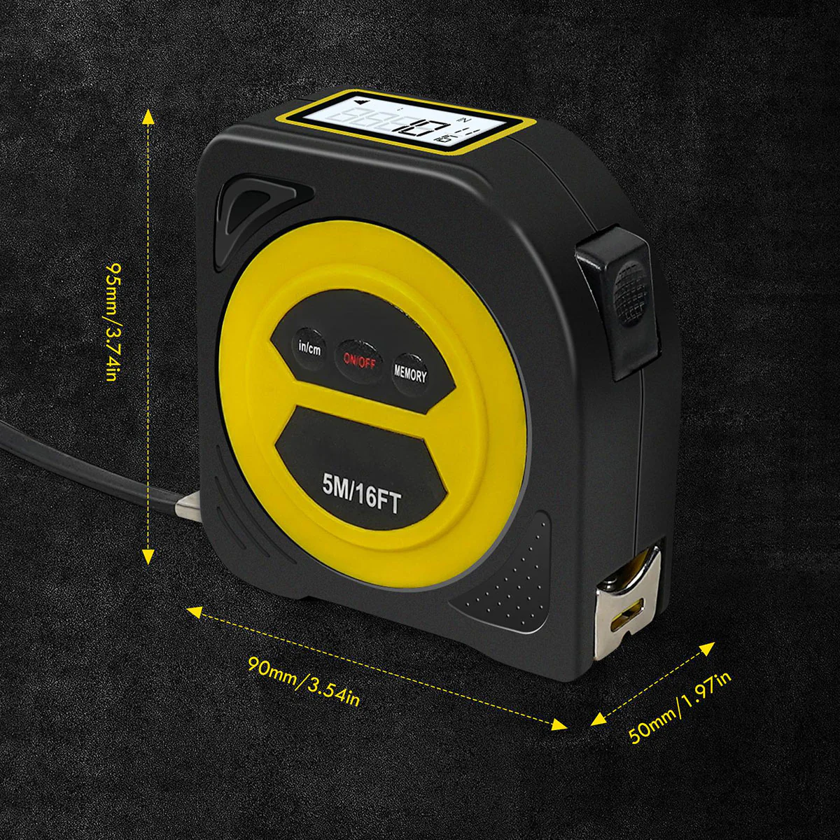 Easiest To Read Digital Tape Measure - Image 3