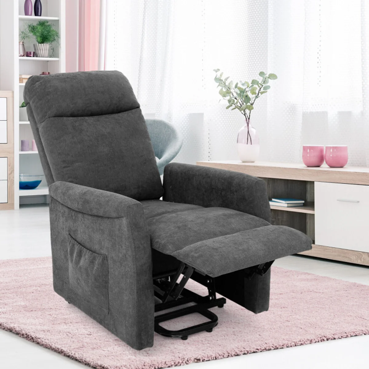Electric Power Lift Recliner with Remote Control - Image 8