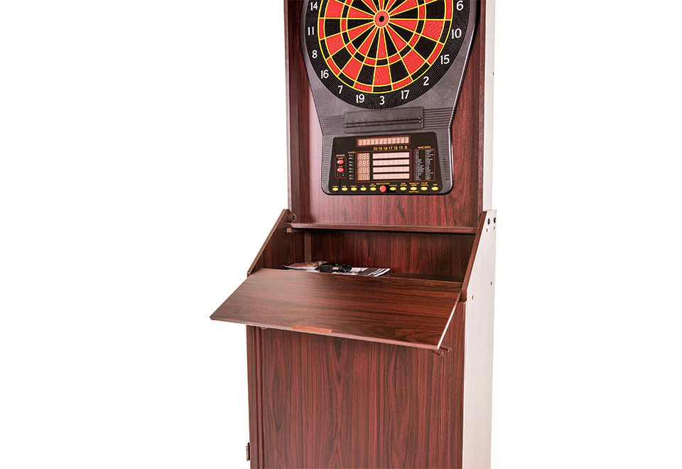 Electronic Arcade Dartboard Cabinet with Cricket Pro - Image 5