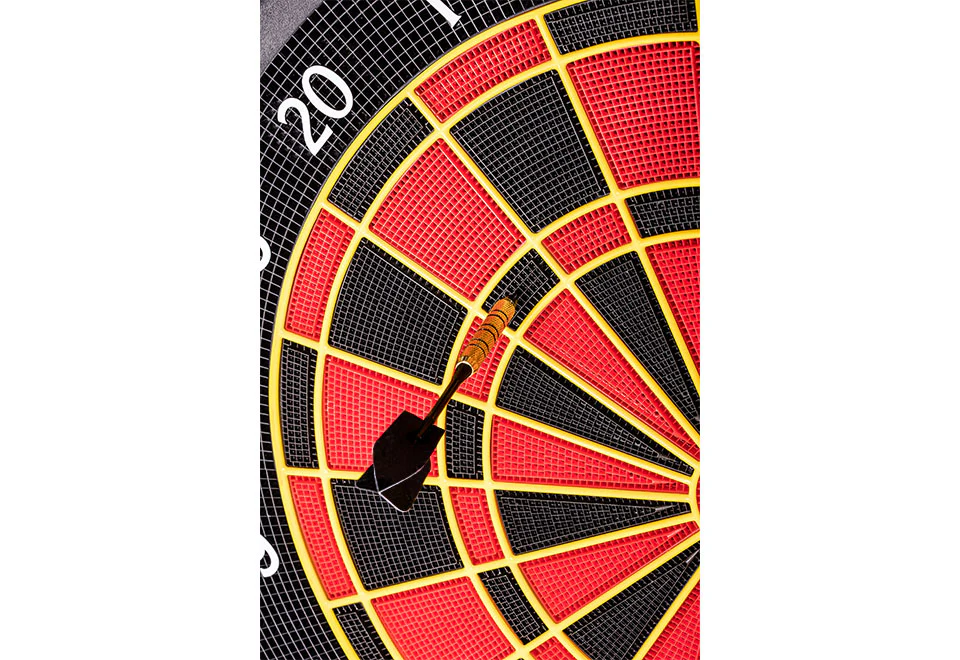Electronic Arcade Dartboard Cabinet with Cricket Pro - Image 9