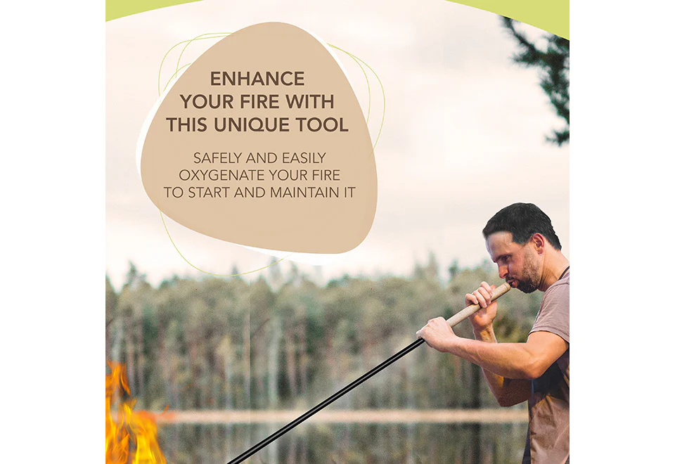 Extendable Fire Poker and Blower - Image 3