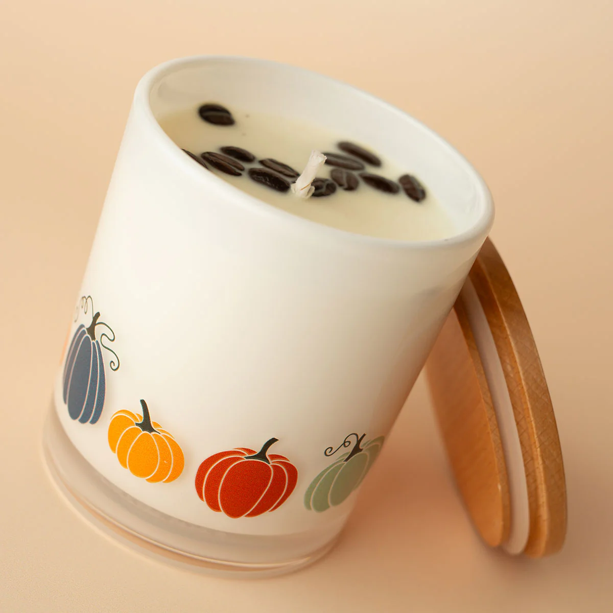 Fall Printed Candle - Pumpkin Wrap - Image 3