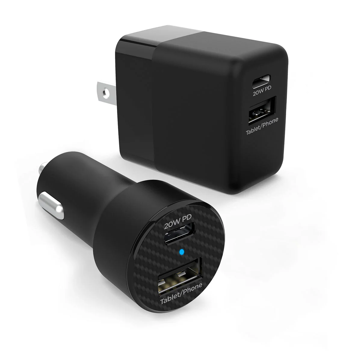 Fast Charge Dual Output Wall and Car Charger Set - Image 18