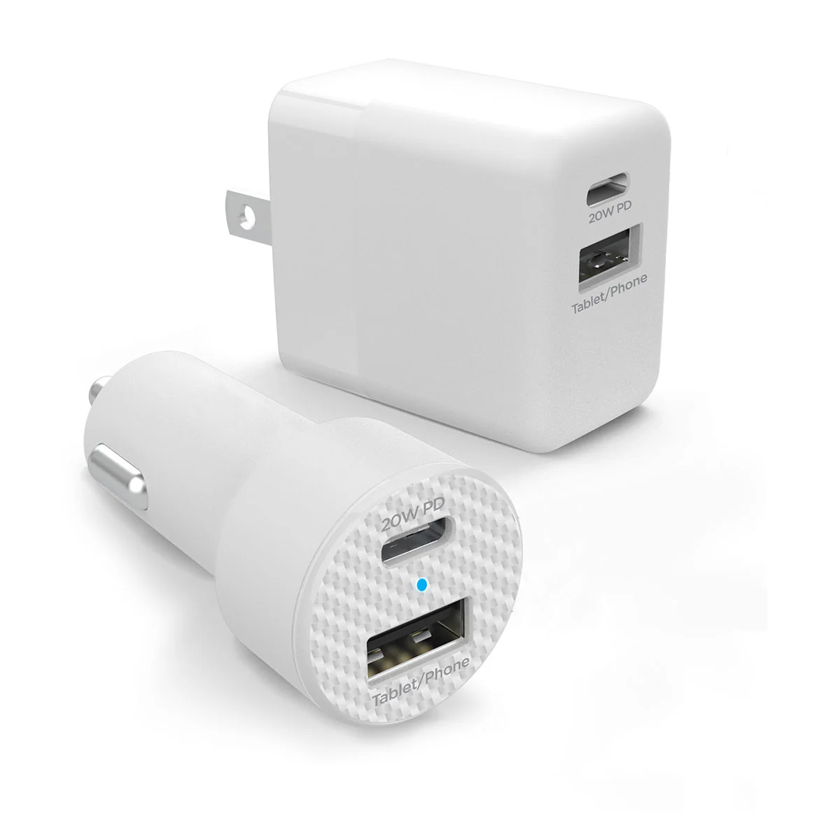 Fast Charge Dual Output Wall and Car Charger Set - Image 19