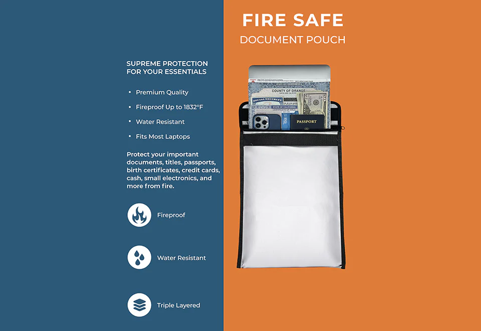 Fireproof Document Pouch - Image 3