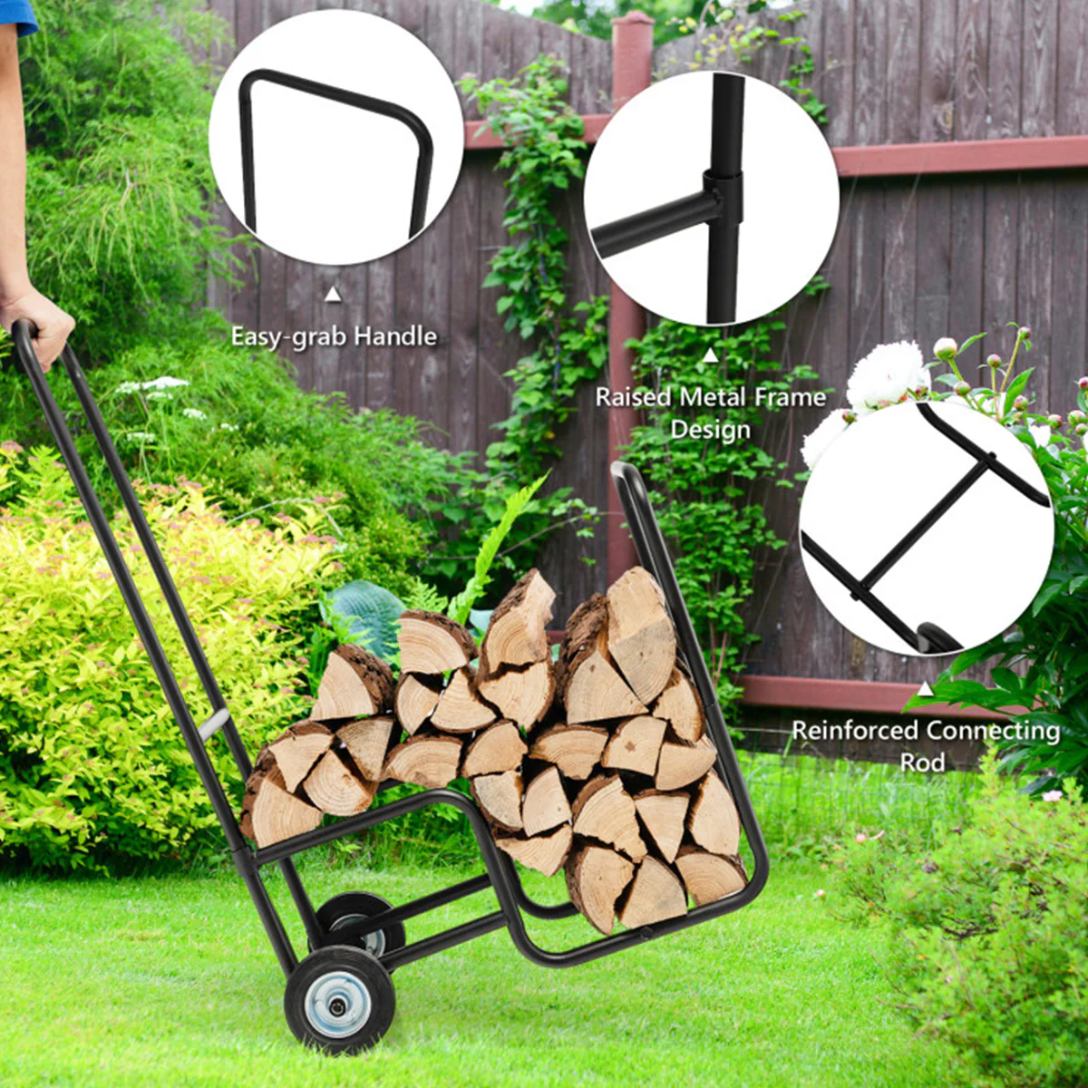 Firewood Log Cart Carrier - Image 6