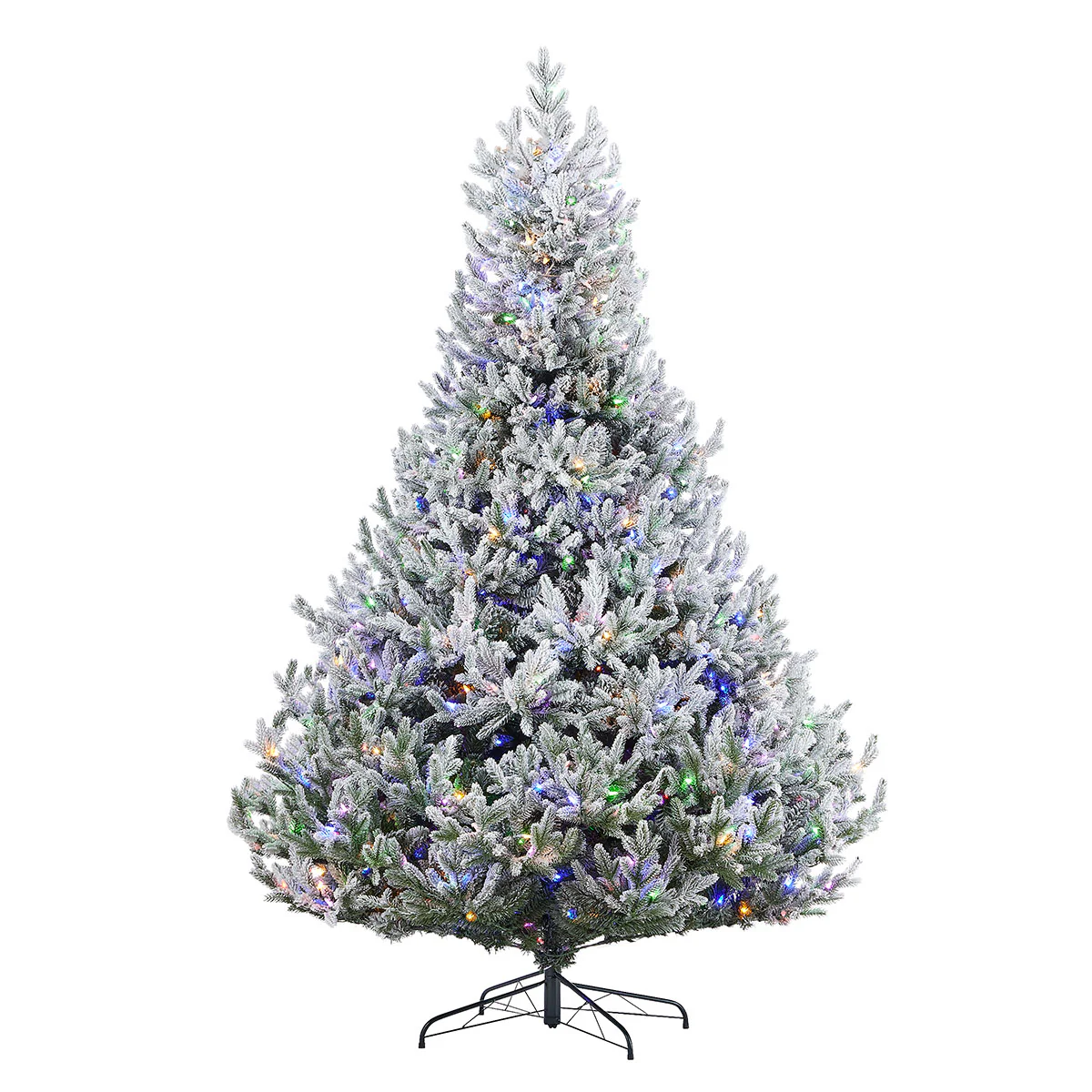 Flocked Frasier Fir Christmas Tree - Image 2