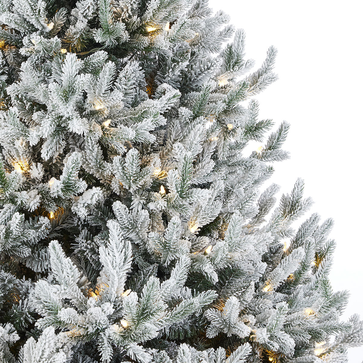 Flocked Frasier Fir Christmas Tree - Image 3