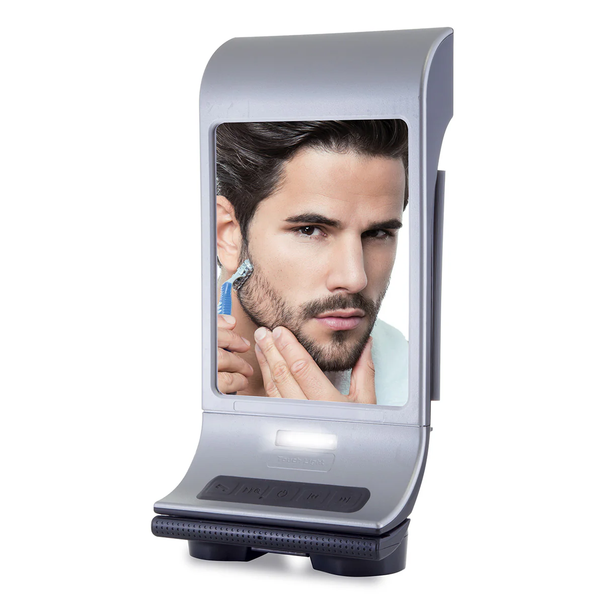 Fog-Free Shower Mirror and Bluetooth Speaker - Image 5