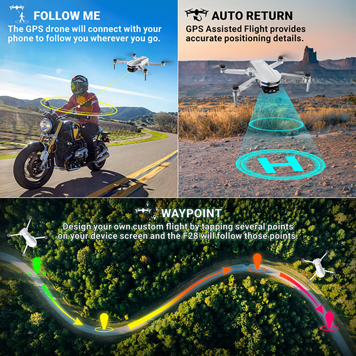 Foldable Drone with 2K FHD Camera - Image 4