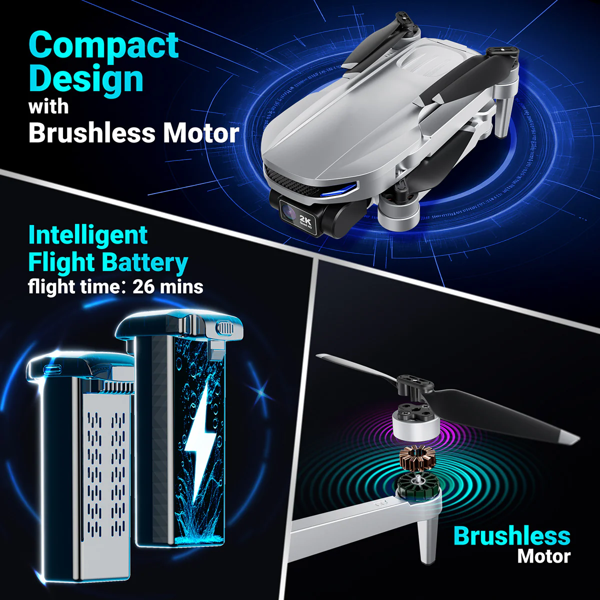 Foldable Drone with 2K FHD Camera - Image 5