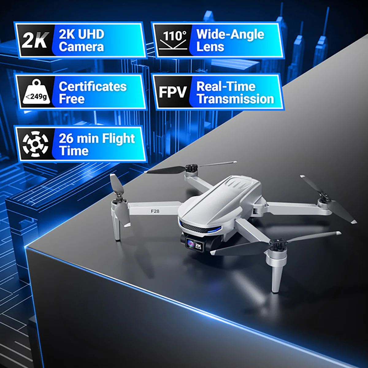 Foldable Drone with 2K FHD Camera - Image 7