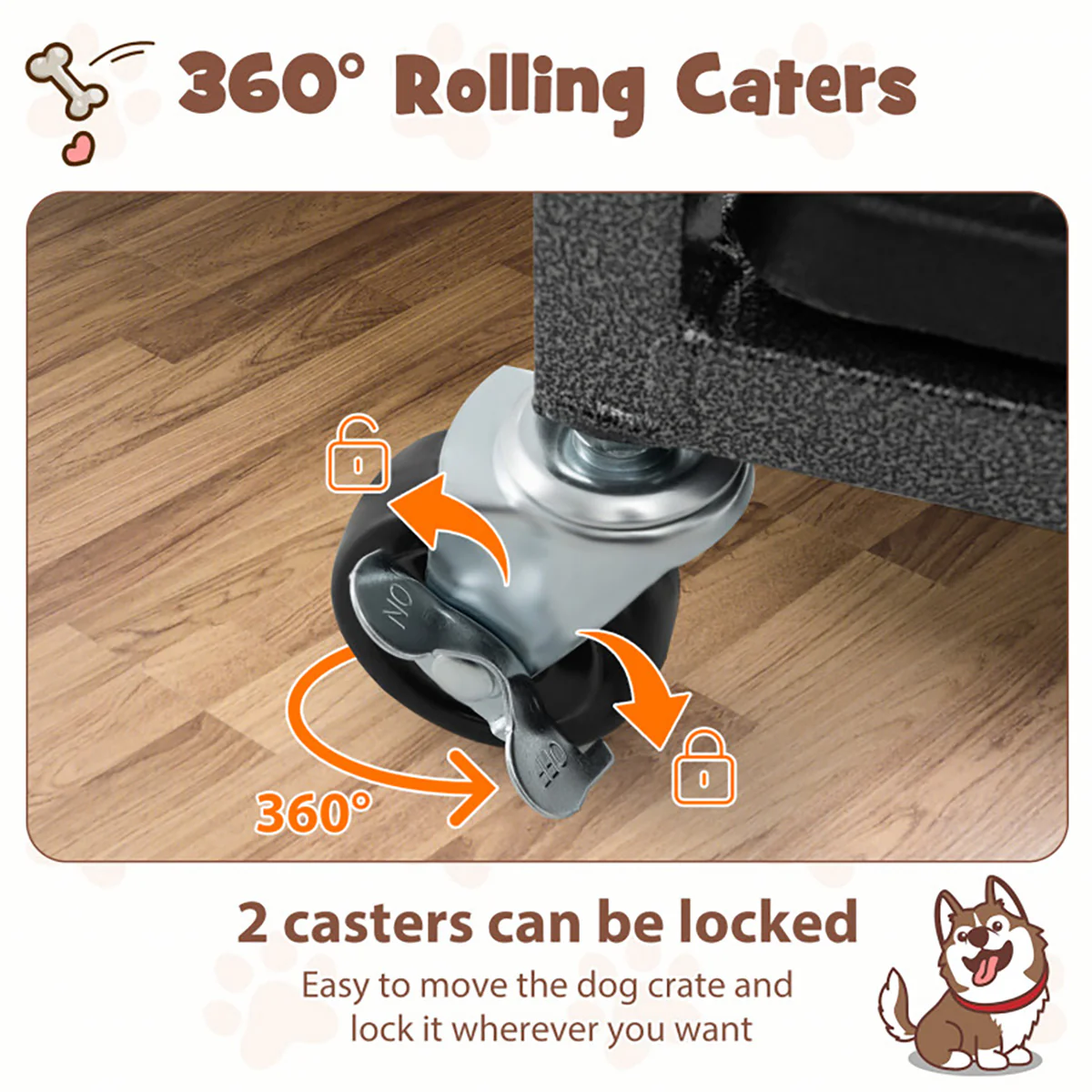 Foldable Heavy-Duty Metal Dog Cage - Image 14