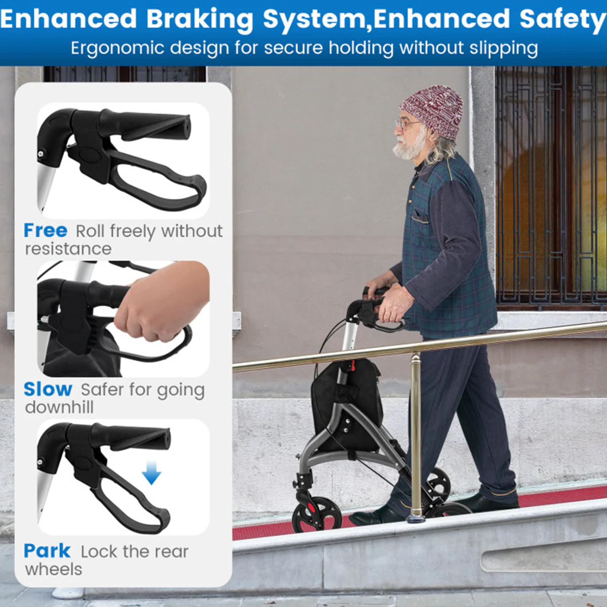 Foldable Rollator Walker - Image 7