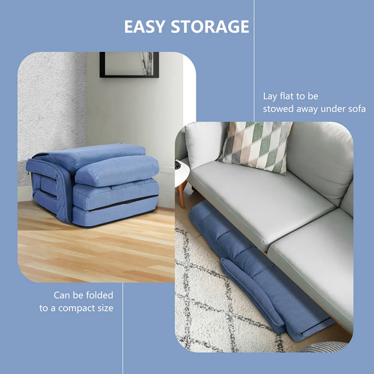 Folding Floor Chair Sofa Bed - Image 11