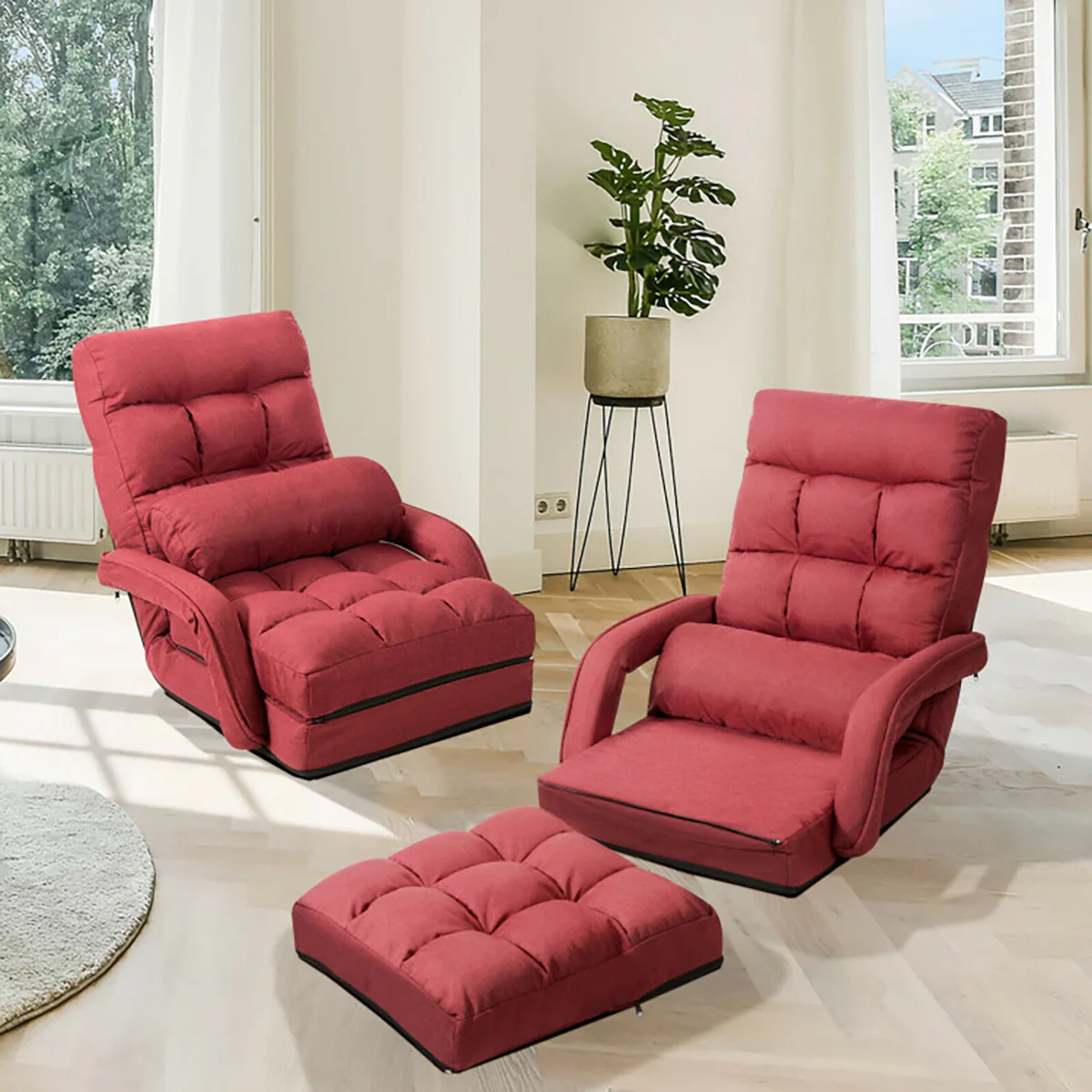 Folding Floor Chair Sofa Bed - Image 21