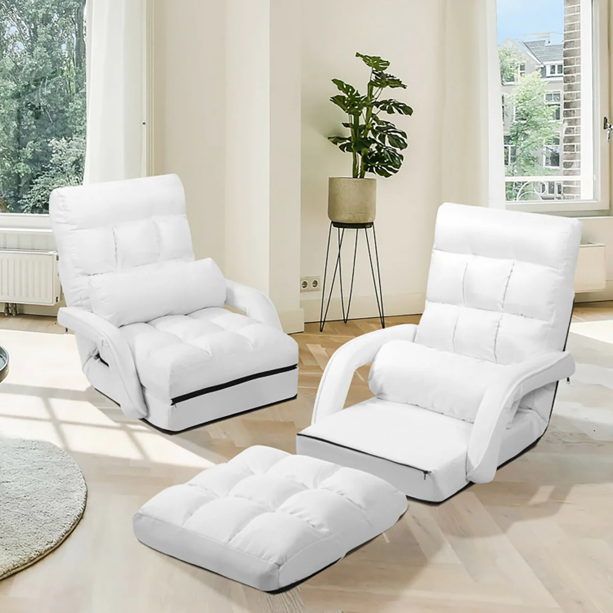 Folding Floor Chair Sofa Bed - Image 32
