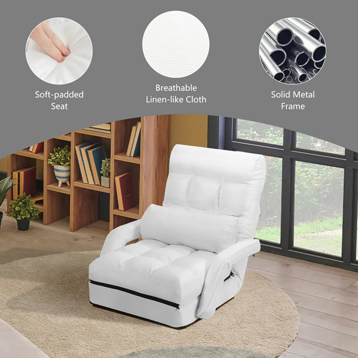 Folding Floor Chair Sofa Bed - Image 37