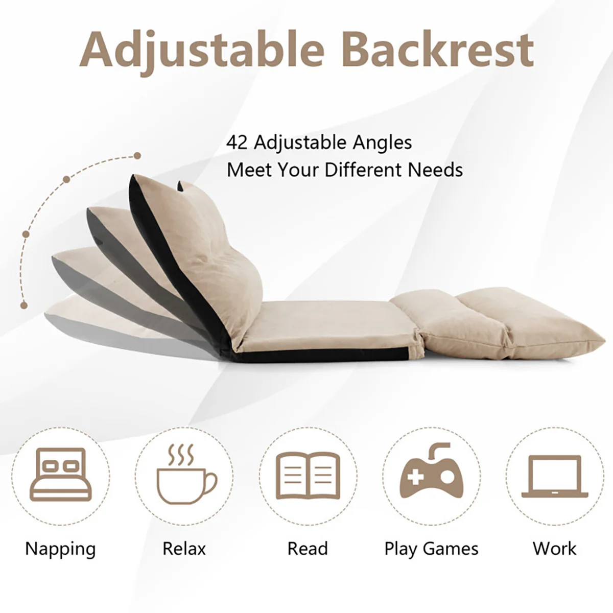 Folding Floor Sofa Bed - Image 5