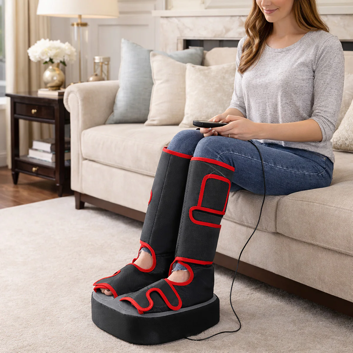 Foot and Calf Air Compression Massager - Image 6
