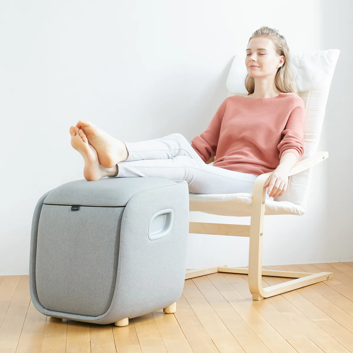 Foot and Calf Massaging Ottoman - Image 6