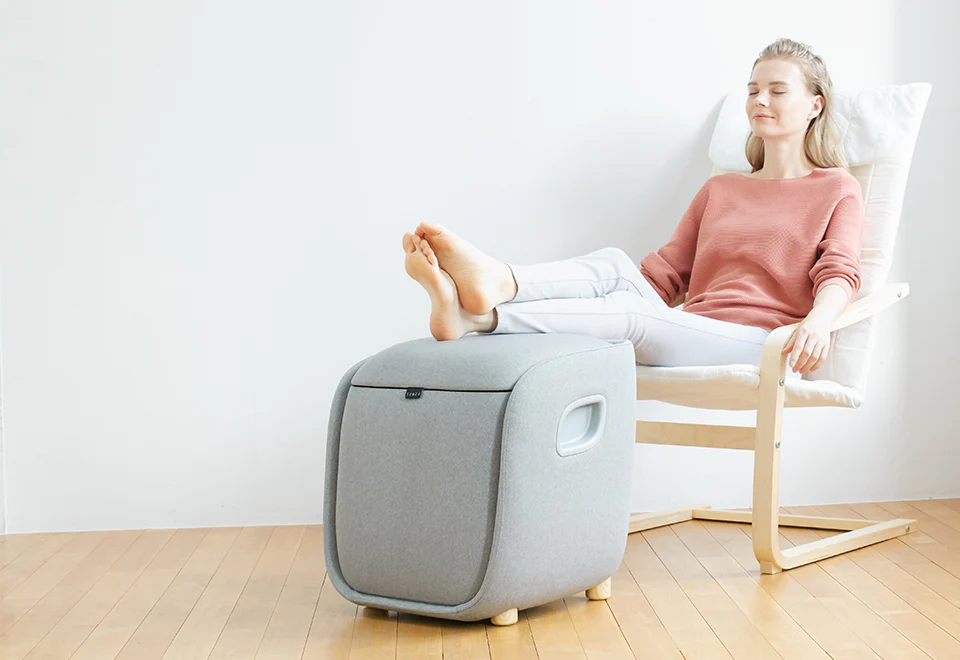 Foot and Calf Massaging Ottoman - Image 4