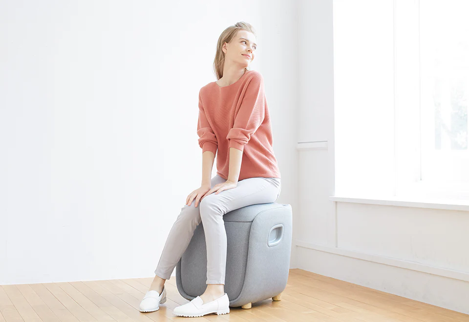 Foot and Calf Massaging Ottoman - Image 5