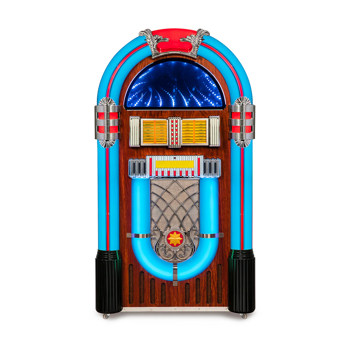 Full-Size CD and Bluetooth Jukebox with Stand - Image 2