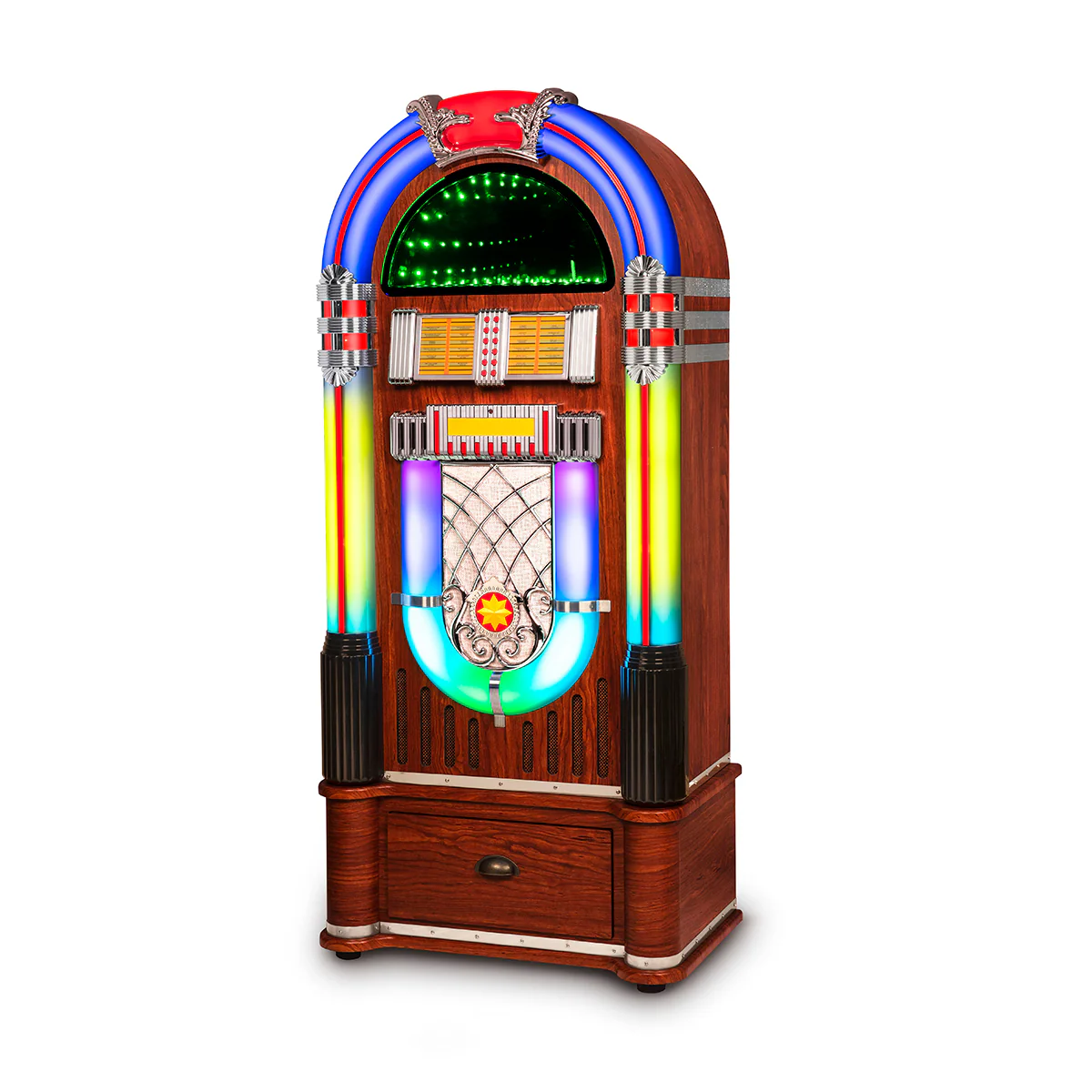 Full-Size CD and Bluetooth Jukebox with Stand - Image 4