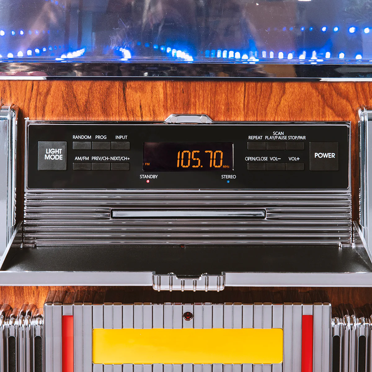 Full-Size CD and Bluetooth Jukebox with Stand - Image 6