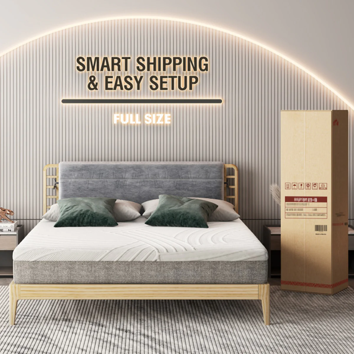 Full-Sized Memory Foam Gel Mattress - Image 6