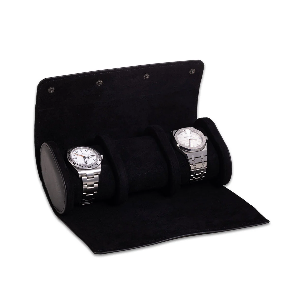 Genuine Leather Watch Roll for 3 Watches - Image 12