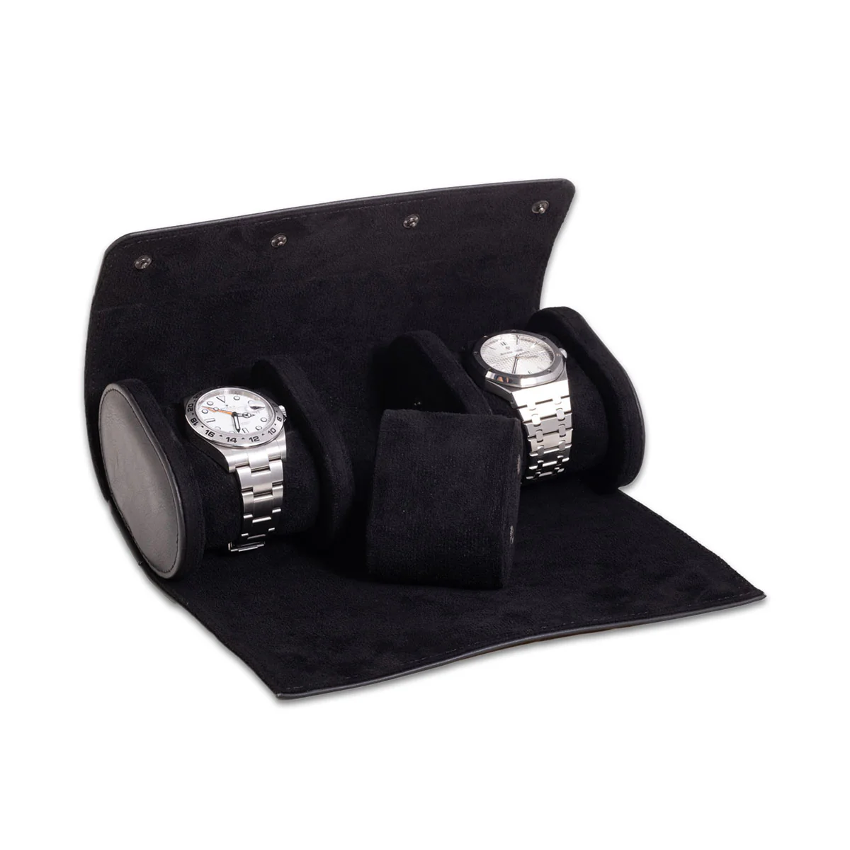 Genuine Leather Watch Roll for 3 Watches - Image 13