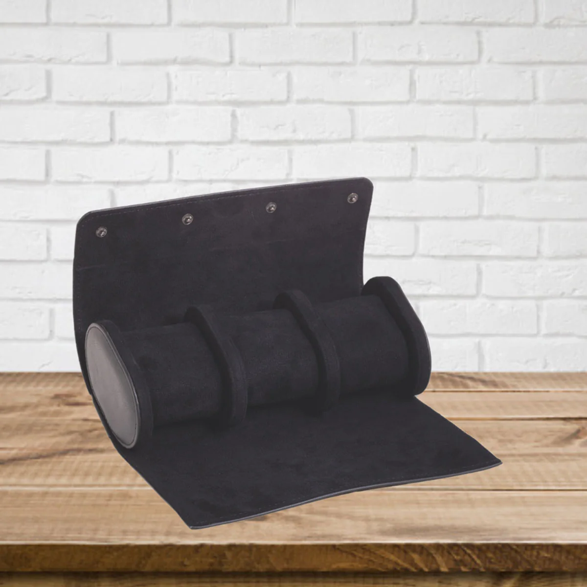 Genuine Leather Watch Roll for 3 Watches - Image 5