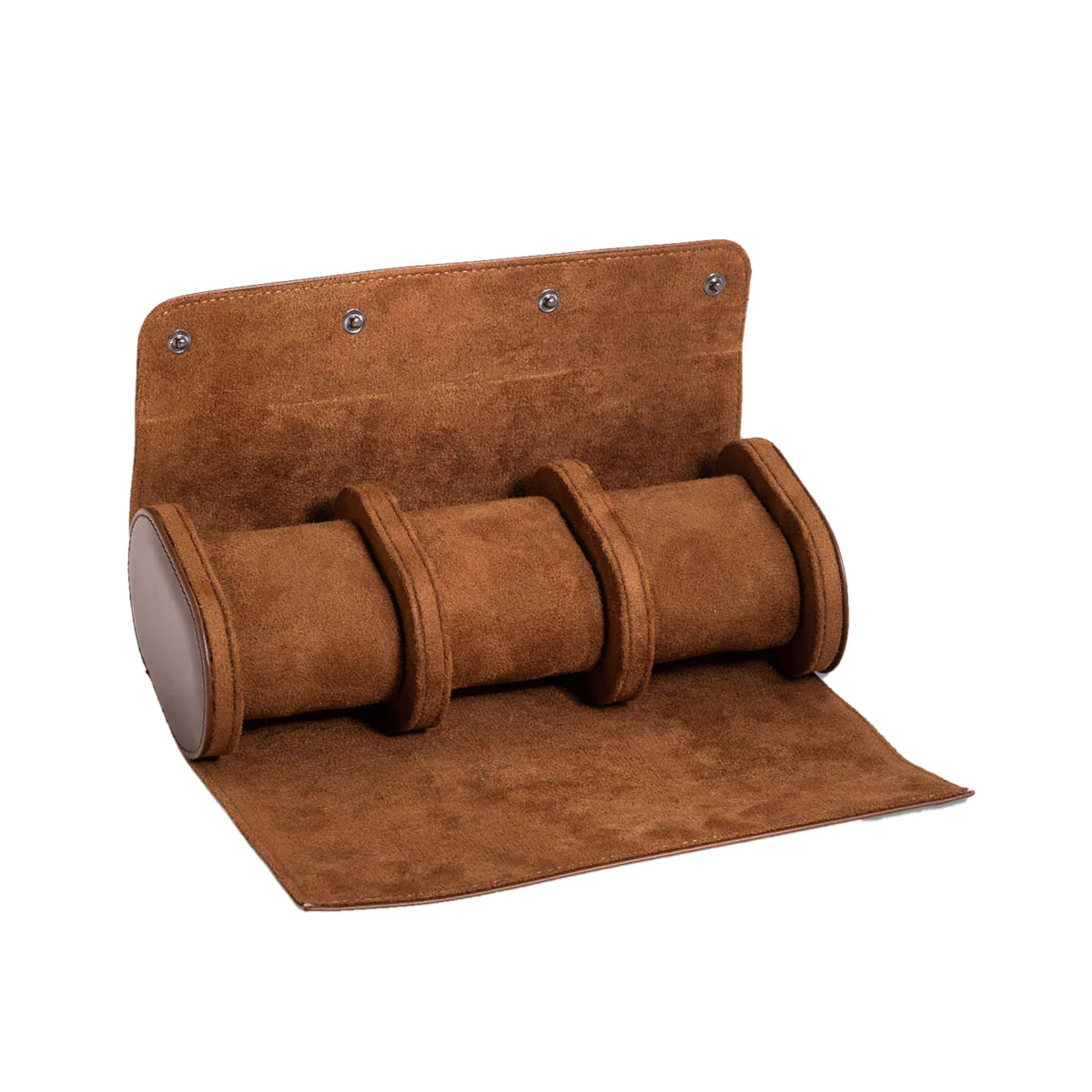 Genuine Leather Watch Roll for 3 Watches - Image 8