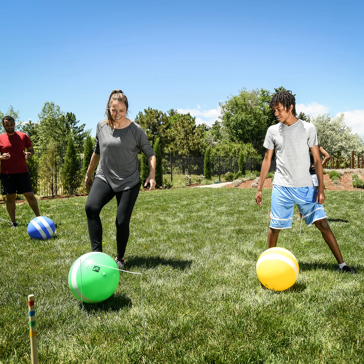 Giant Kick Croquet Game Set - Image 3
